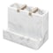 Interdesign InterDesign Dakota Vanity Satin White Marble Plastic/Steel Toothbrush Holder 28250 - alternate 1
